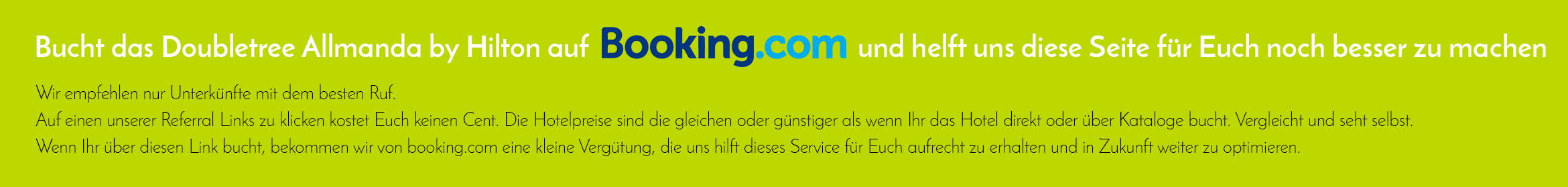 affiliate banner booking.com