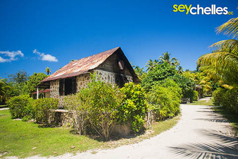 trockenhaus für copra im union estate auf la digue