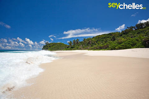 beautiful and deserted anse bazarca - no a good place o swim