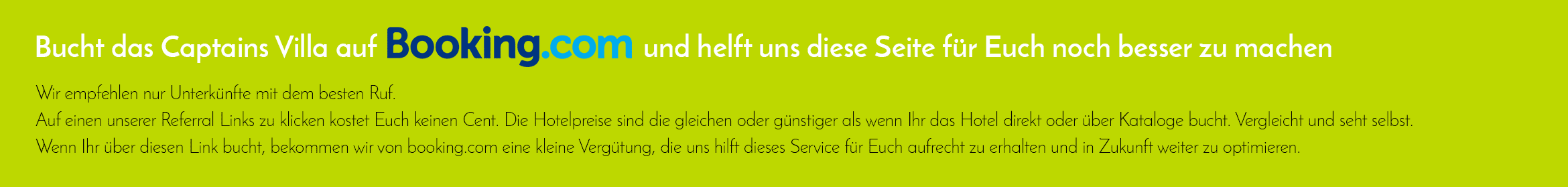 affiliate banner booking.com