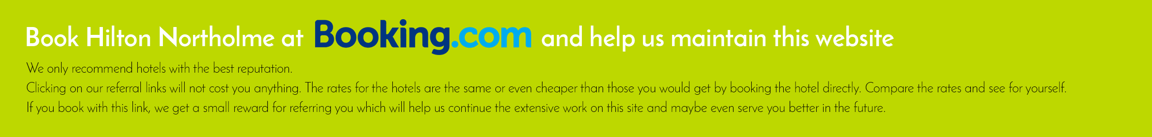 affiliate banner booking.com