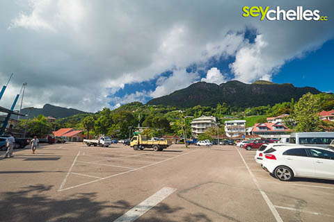 parking area - subject to a fee